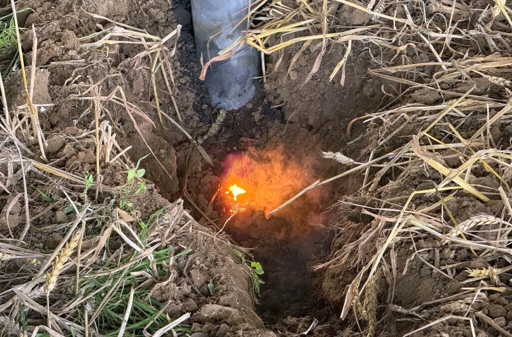 Brand einer Photovoltaikanlage