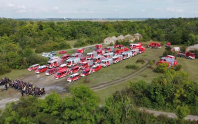 Teilnahme an der Übung der 15. Bereitschaft des Katastrophenhilfsdienstes