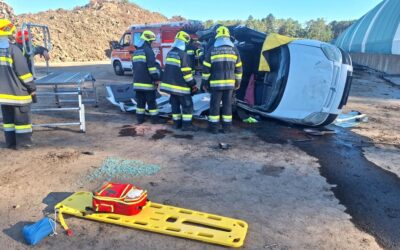 Technische Übung – Menschenrettung nach Verkehrsunfall