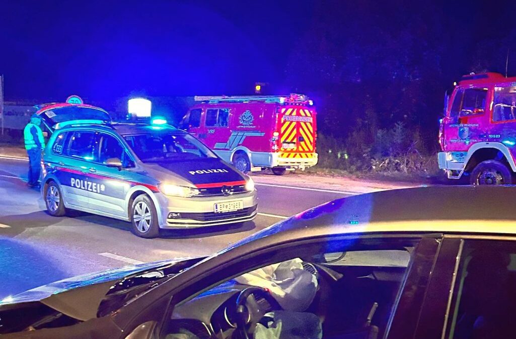 Verkehrsunfall mit 2 Fahrzeugen