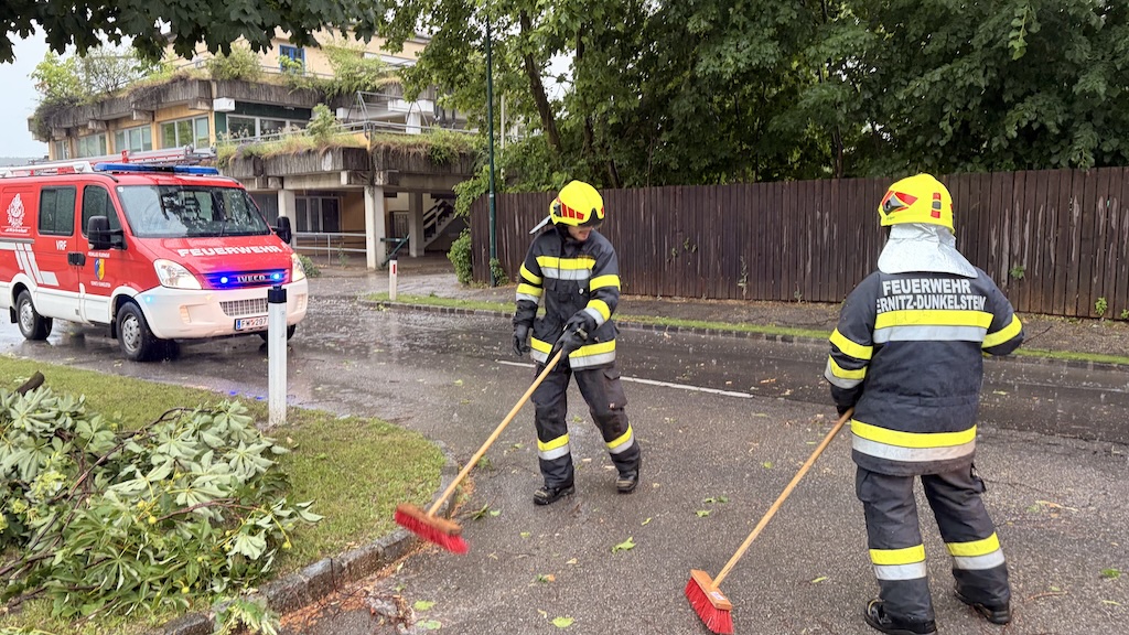 Unwetter am Samstagnachmittag